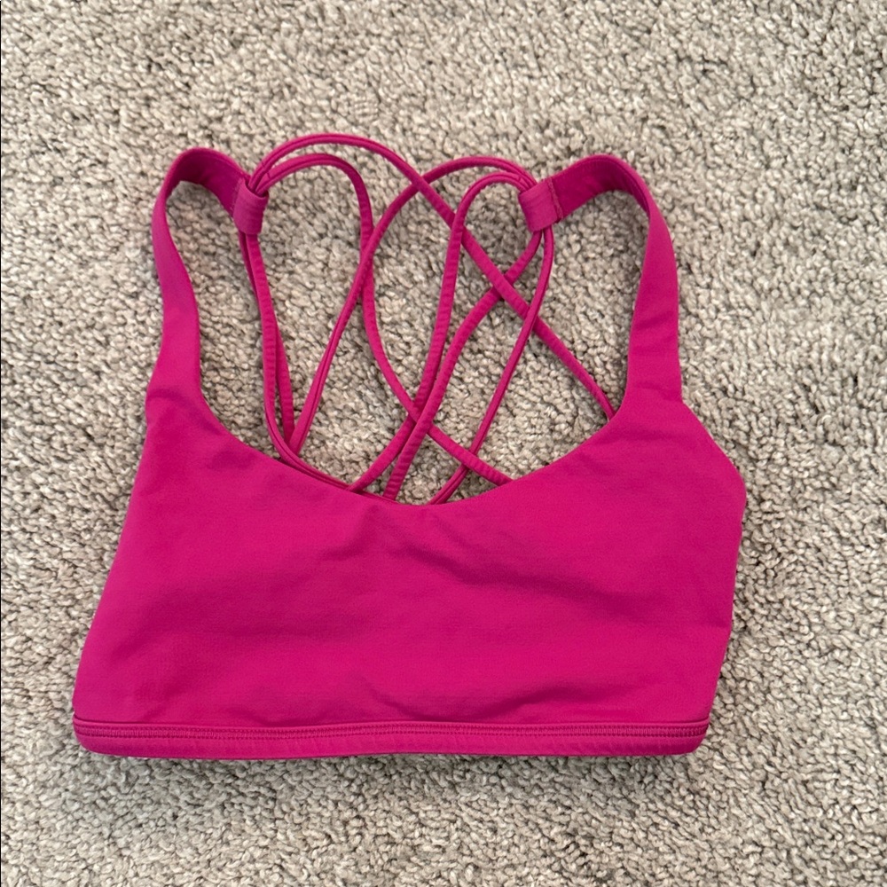 lululemon athletica Pink Sports Bra